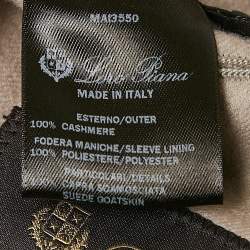 Pre Owned Loro Piana Beige Cashmere Zip-Up Rain System Jacket XXXL