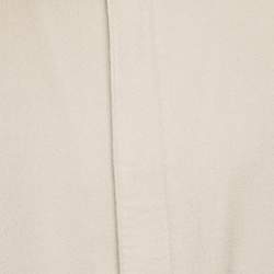 Pre Owned Loro Piana Beige Cashmere Zip-Up Rain System Jacket XXXL