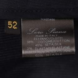 Pre Owned Loro Piana Navy Blue Button Front Jacket XL