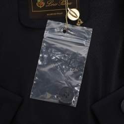 Pre Owned Loro Piana Navy Blue Button Front Jacket XL