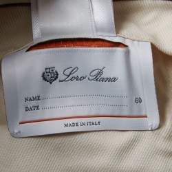 Pre Owned شورت لورو بيانا بيرمودا قطن أبيض مقاس ضخم جدًا جدًا جدًا جدًا جدًا - 5 إكس لارج