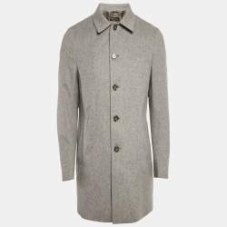 Pre Owned Loro Piana Grey Cashmere Sidney Strom System Coat S