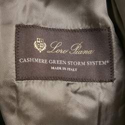 Pre Owned Loro Piana Grey Cashmere Sidney Strom System Coat S
