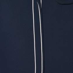 Pre Owned Loro Piana Navy Blue Matt Silk Dyonne Shirt & Pants Loungewear S