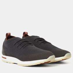 Pre Owned Loro Piana 360 LP Flexy Walk 41 Eigengrau Wool Sneakers