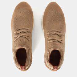 Pre Owned Loro Piana 360 LP Flexy Walk 42 Sand Grain Wool Sneakers