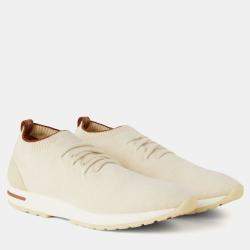 Pre Owned Loro Piana Loro 360 LP Flexy Walk 44 Pure Dunes Cashmere Sneakers