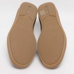 Pre Owned حذاء رياضي لورو بيانا تنس ووك جلد سويدي وأسود مقاس 42