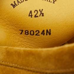 مملوكة مسبقًا Loro Piana Summer Walk Size 42.5 Yellow Suede Loafers