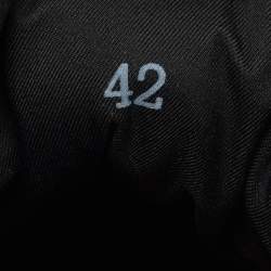 Pre Owned Loro Piana Week End Walk Size 42 Black Suede and Fabric Low Top Sneakers