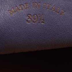 Pre Owned Loro Piana Navy Blue Suede Summer Walk Loafers Size 39.5