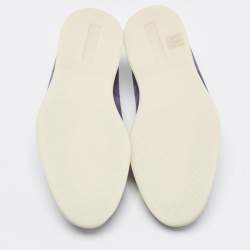 Pre Owned Loro Piana Navy Blue Suede Summer Walk Loafers Size 39.5