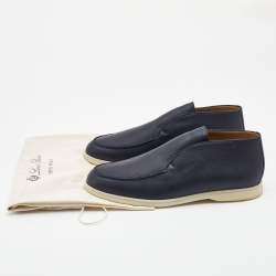 Pre Owned Loro Piana Beige Suede Open Walk Chukka Boots Size 45