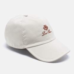 Loro Piana Beige Synthetic Storm System Baseball Cap L