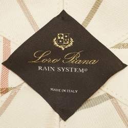 Pre Owned Loro Piana Blue Linen Cotton Baseball Cap L