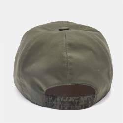 Loro Piana Military Green Microfibre Storm System Baseball Cap S