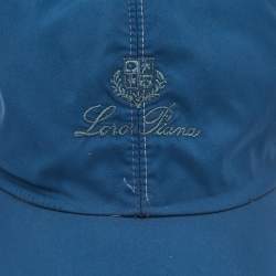 Loro Piana Teal Blue Storm System Synthetic Baseball Cap XL
