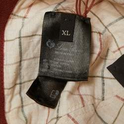 Pre Owned Loro Piana Grey Cotton Blend Baseball Cap XL