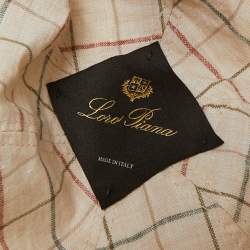 Pre Owned Loro Piana Grey Cotton Blend Baseball Cap XL