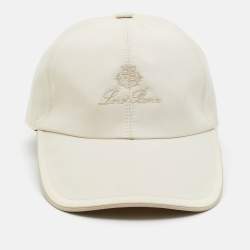 Pre Owned Loro Piana Beige Synthetic Storm System Baseball Cap S