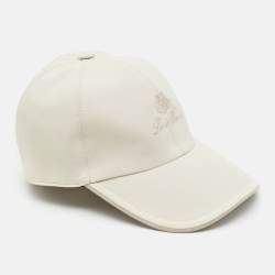Pre Owned Loro Piana Beige Synthetic Storm System Baseball Cap S