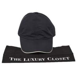 Pre Owned Loro Piana Navy Blue Storm System Baseball Cap