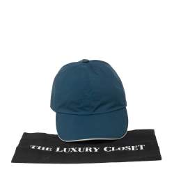 Pre Owned Loro Piana Navy Blue Storm System Baseball Cap XL