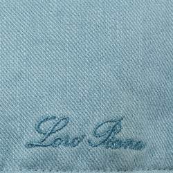 Pre Owned Loro Piana Light Blue Rain System Baseball Cap S