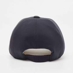 Pre Owned Loro Piana Navy Blue/Ivory Storm System Baseball Cap M