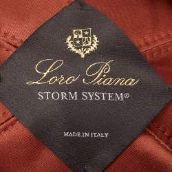 Pre Owned Loro Piana Dark Beige Storm System Baseball Cap L