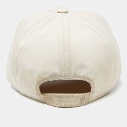 Pre Owned Loro Piana Beige Storm System Baseball Cap L