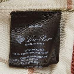 Loro Piana Navy Blue Logo Embroidered Microfibre Storm System Baseball Cap M