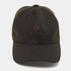 Pre Owned Loro Piana Black Cashmere-Storm System Baseball Cap XL
