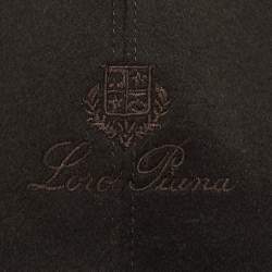 Pre Owned Loro Piana Black Cashmere-Storm System Baseball Cap XL
