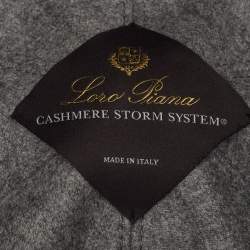 Pre Owned Loro Piana Black Cashmere-Storm System Baseball Cap XL