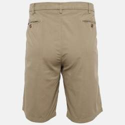 Pre Owned Loro Piana Green Cotton Shorts 3XL