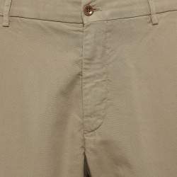Pre Owned Loro Piana Green Cotton Shorts 3XL