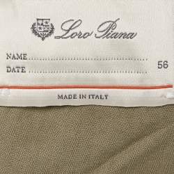 Pre Owned Loro Piana Green Cotton Shorts 3XL