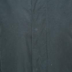 Loro Piana Charcoal Grey Nylon Blend Zip-Up Jacket M