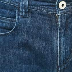 Pre Owned Loro Piana Blue Denim 5 Tasche Slim Jeans S Waist 32"
