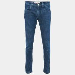 Pre Owned Loro Piana Blue Denim 5 Tasche Slim Jeans S Waist 32"