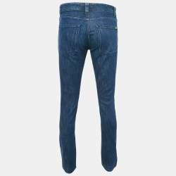 Pre Owned Loro Piana Blue Denim 5 Tasche Slim Jeans S Waist 32"