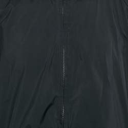 Loro Piana Navy Blue Synthetic and Cashmere Reversible Windmate Bomber Jacket XL