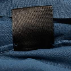 Pre Owned Loro Piana Blue Cotton Crew Neck T-Shirt M