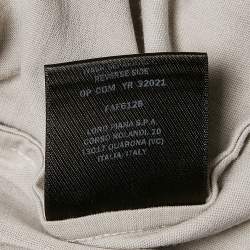 Pre Owned Loro Piana Grey Cotton Blend Crew Neck T-Shirt M