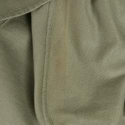 Pre Owned Loro Piana Light Green Silk Blend Polo T-Shirt M