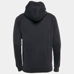 Pre Owned Loro Piana Blue Cashmere and Silk Knit Bomber Jacket M