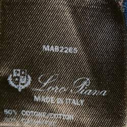 Pre Owned Loro Piana Blue Cashmere and Cotton Knit Hooded Leasure Bomber Jacket M