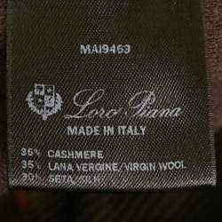 Loro Piana Burgundy Cashmere Blend Balfour Trousers S
