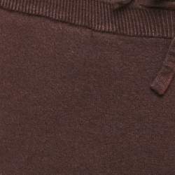Loro Piana Burgundy Cashmere Blend Balfour Trousers S